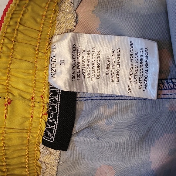 Vintage Pac Man unlined swim trunks - Picture 3 of 7